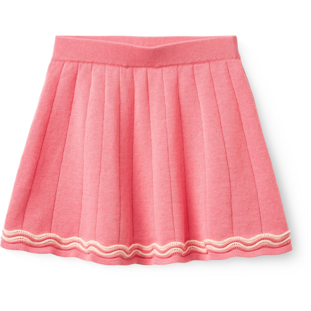 Køb COPENHAGEN COLORS Pink/Cream Comb. Strikket Tennis Nederdel