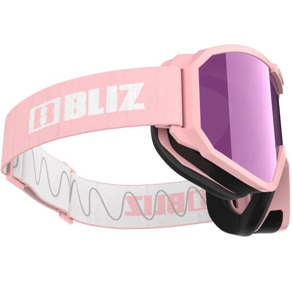 Masque de ski BLIZ RAVE MATT POWDER PINK W WHITE LOGO/BROWN W PINK MULTI