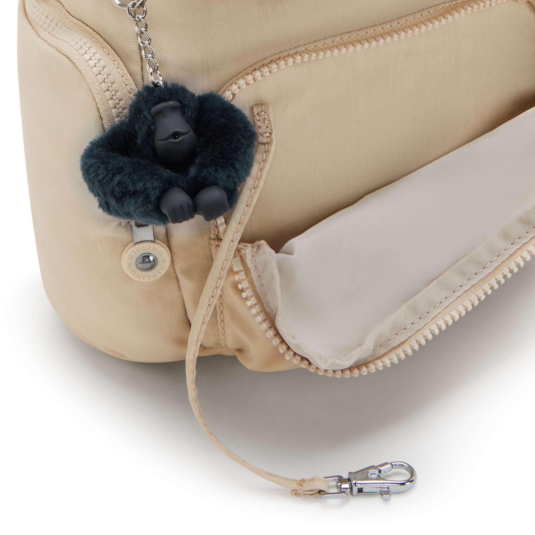 CITY ZIP MINI Mini sac à dos avec bretelles ajustables - Back To Beige