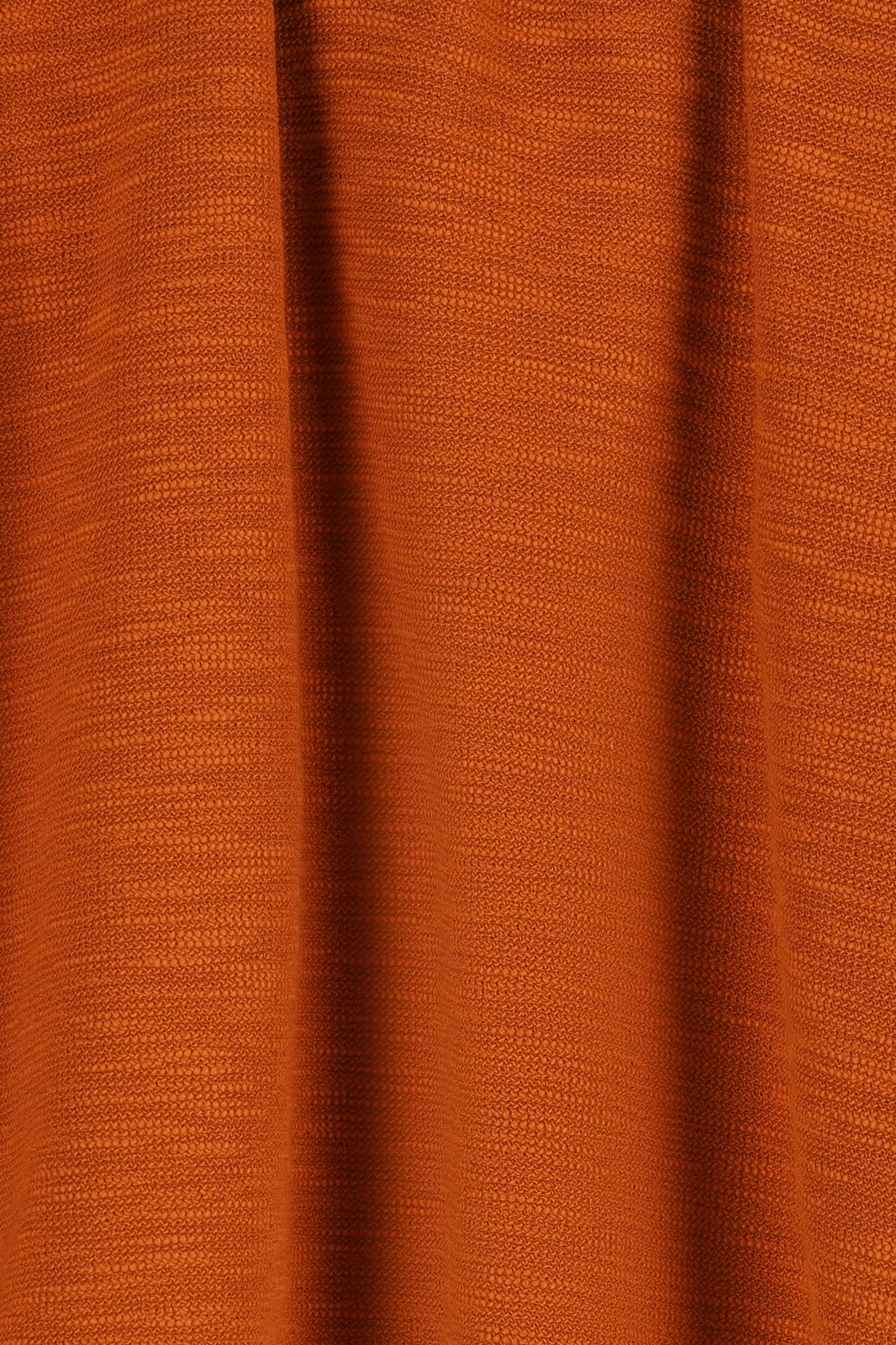 Oranjebruin T-shirt met polo kraag