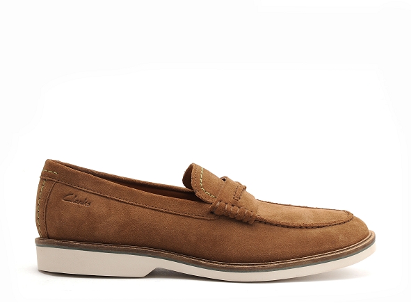 Clarks basses homme atticus ltslip marron