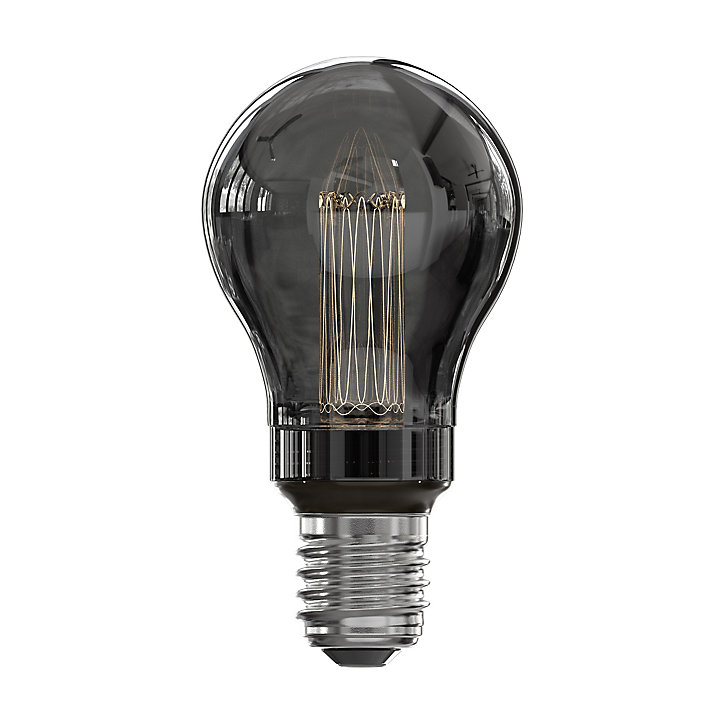 Ampoule LED Crown Glassfiber dimmable E27 A60 ⌀ 6cm 40lm 3,5W blanc chaud Calex noir
