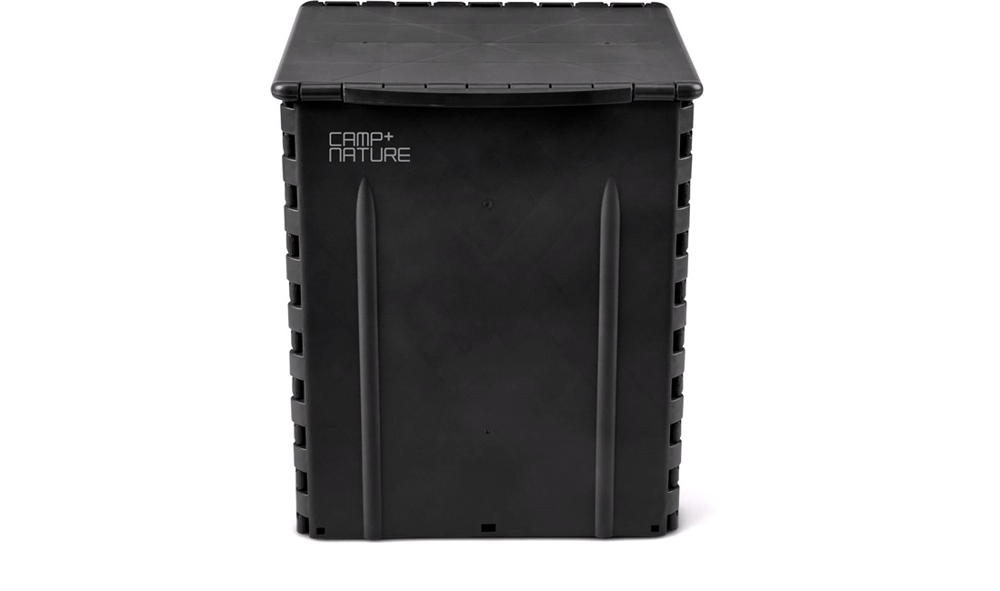 Folde kasse/skammel kapacitet 35 l / 100 kg
