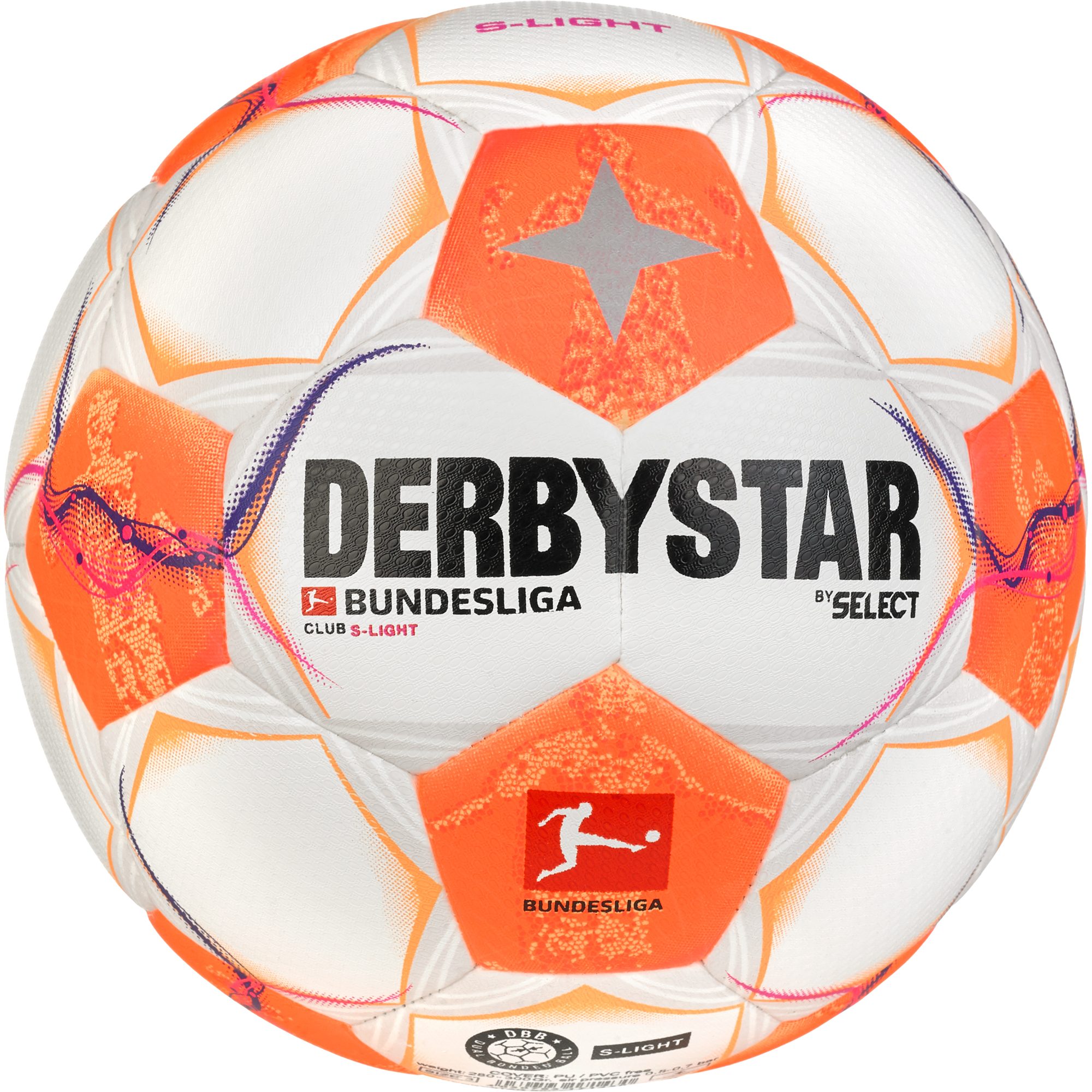 DERBYSTAR Bundesliga Club S-Light v24 Fußball Kinder weiß