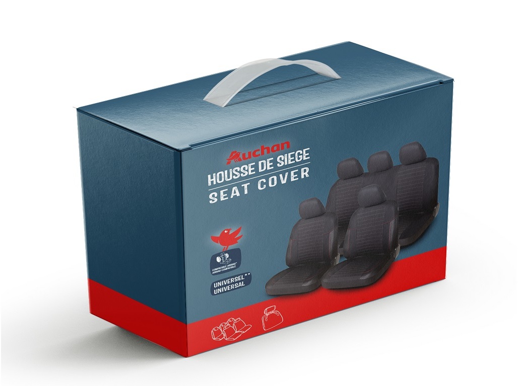 CONJUNTO 5 CAPAS AUCHAN PRETO UNIVERSAL