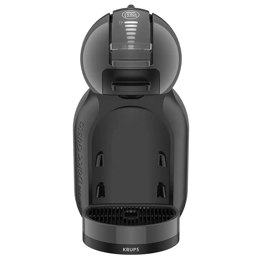 Set: Mini Me Kapselkaffeemaschine schwarz & anthrazit und Thermobecher