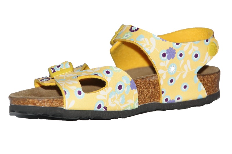 Birkenstock Rio Midium Summer Spots Yellow