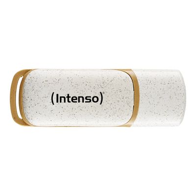 Intenso Green Line - Clé USB 128 Go - USB 3.2 Gen 1 - brun, beige