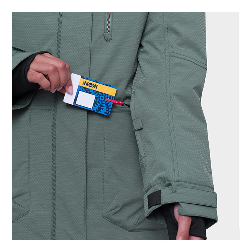 686 SPIRIT - Veste ski Femme cypress green jacquard