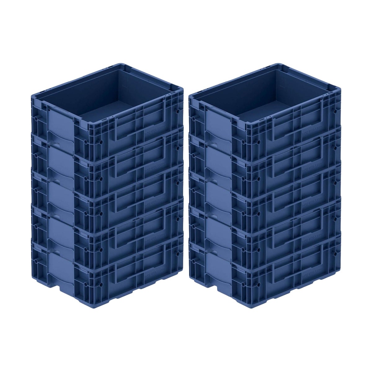 PROREGAL VDA KLT Kleine ladingdrager met composietbodem HxBxD 14,7 x 30 x 40 cm 10 liter KLT Transportbox Transportcontainer Stapelcontainer