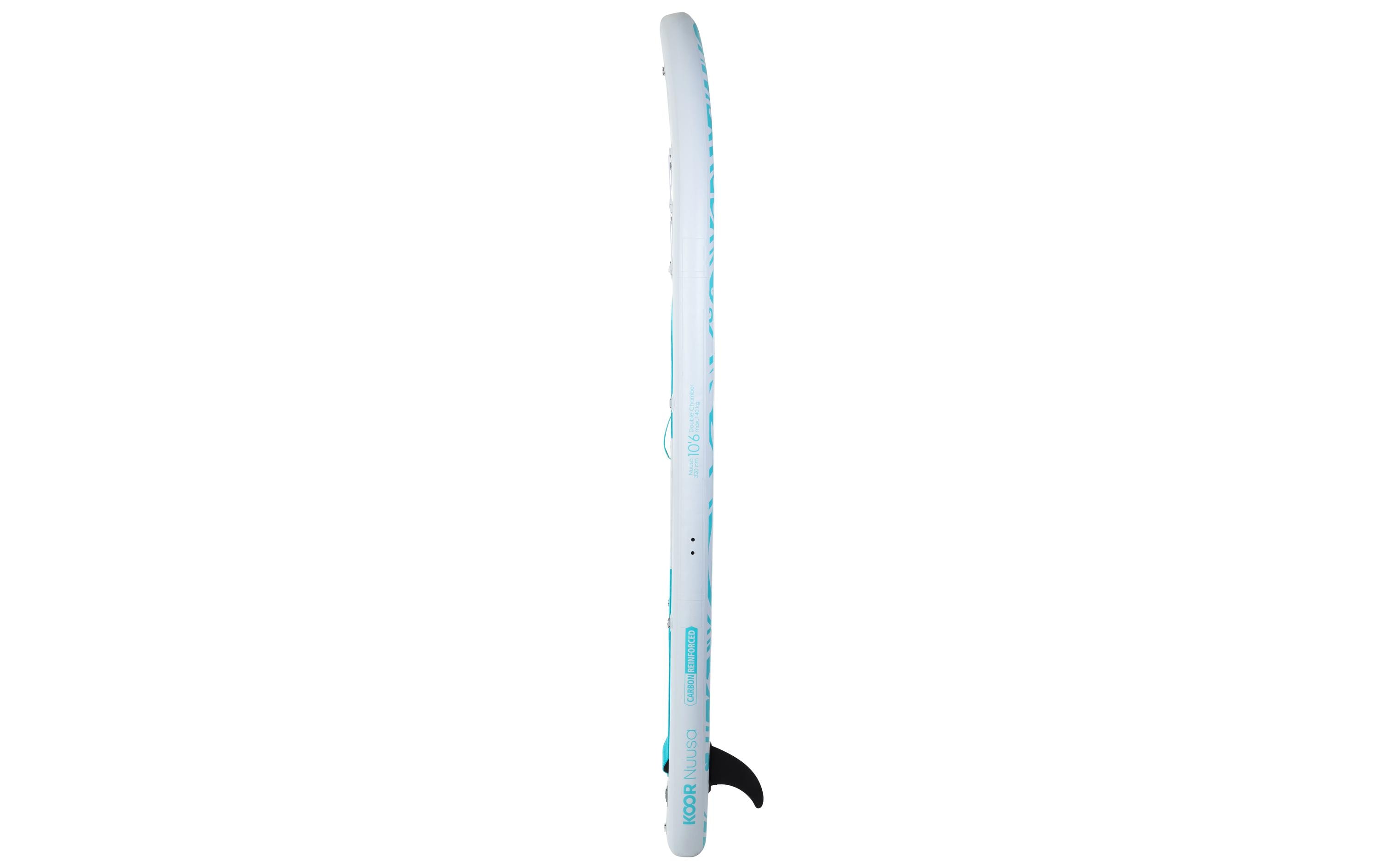 SUP Board Nuusa Allround 10'6 Doppelkammersystem<br>Grossvolumiges, standsicheres Allround Stand-up-Paddling-Board mit Doppelkammersystem