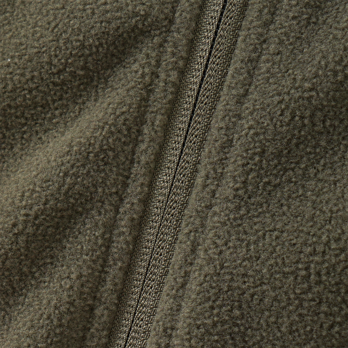 Yigga Kinder Fleecejacke mit Kapuze dunkeloliv