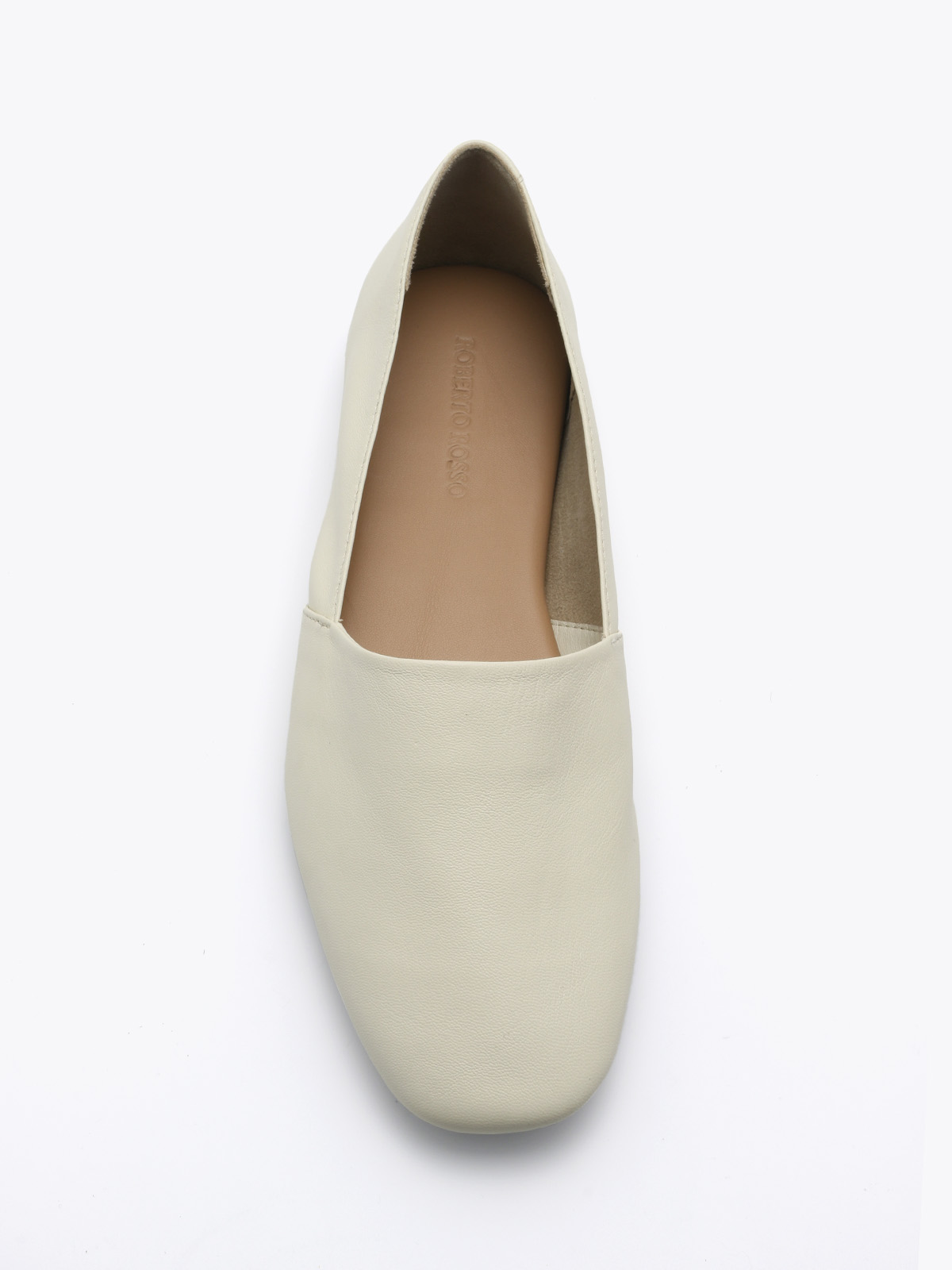 Yoga Loafer Leather Creme - Trapes Sko
