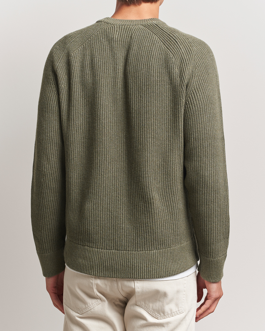 NN07 Jacobo Cotton Knitted Sweater Capers Green