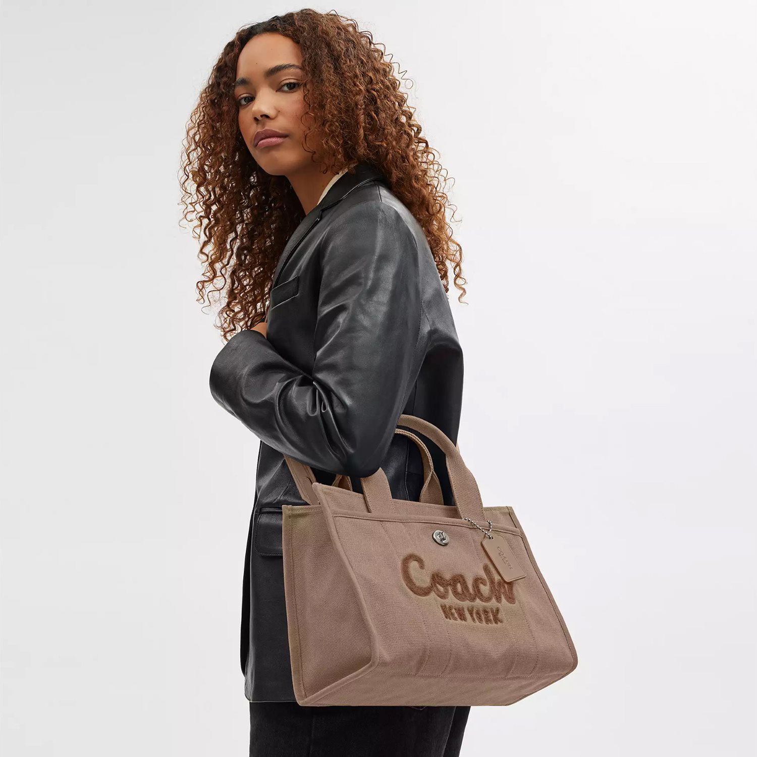 Coach Cargo Tote dark natural
