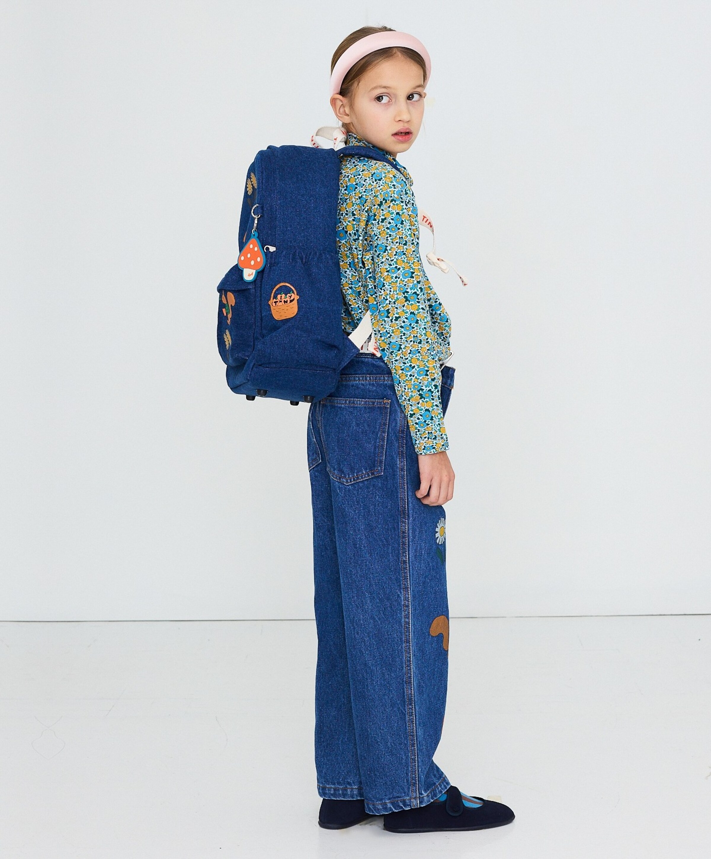 TINYCOTTONS Meisjes longsleeve blauw