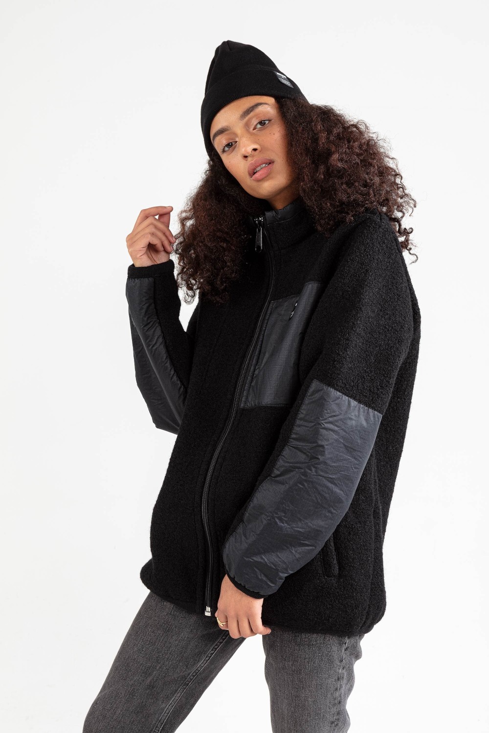 Jeckybeng The Natural Wool Fleece Black