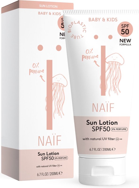 Naif Baby & kids sun lotion SPF50 200ML
