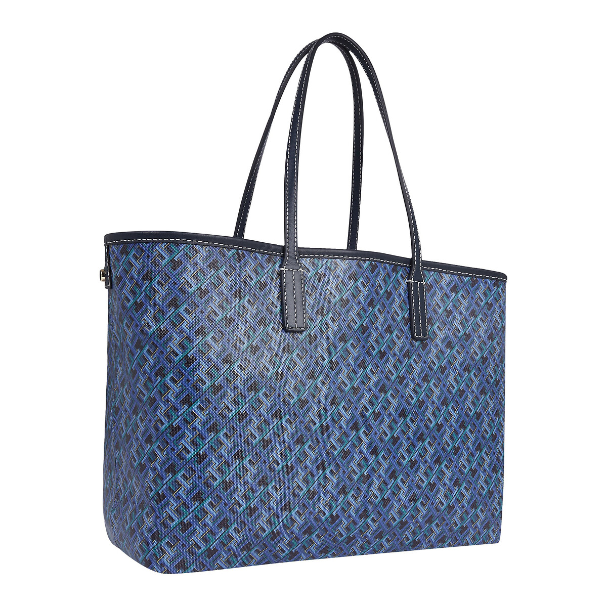 TOMMY HILFIGER<br>Bolsa tote, estampa monograma