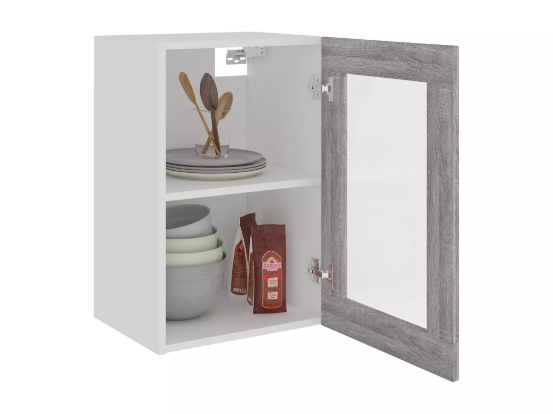 Armoire vitrée suspendue 