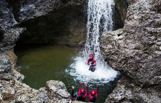 Canyoning in Schneizlreuth als Geschenk