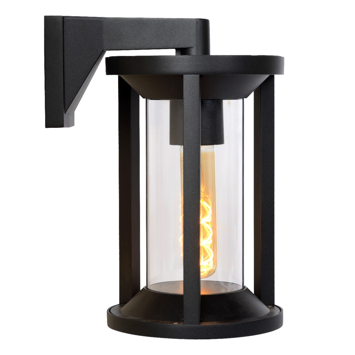 Lucide Cadix wandlamp 15W 28x22cm zwart