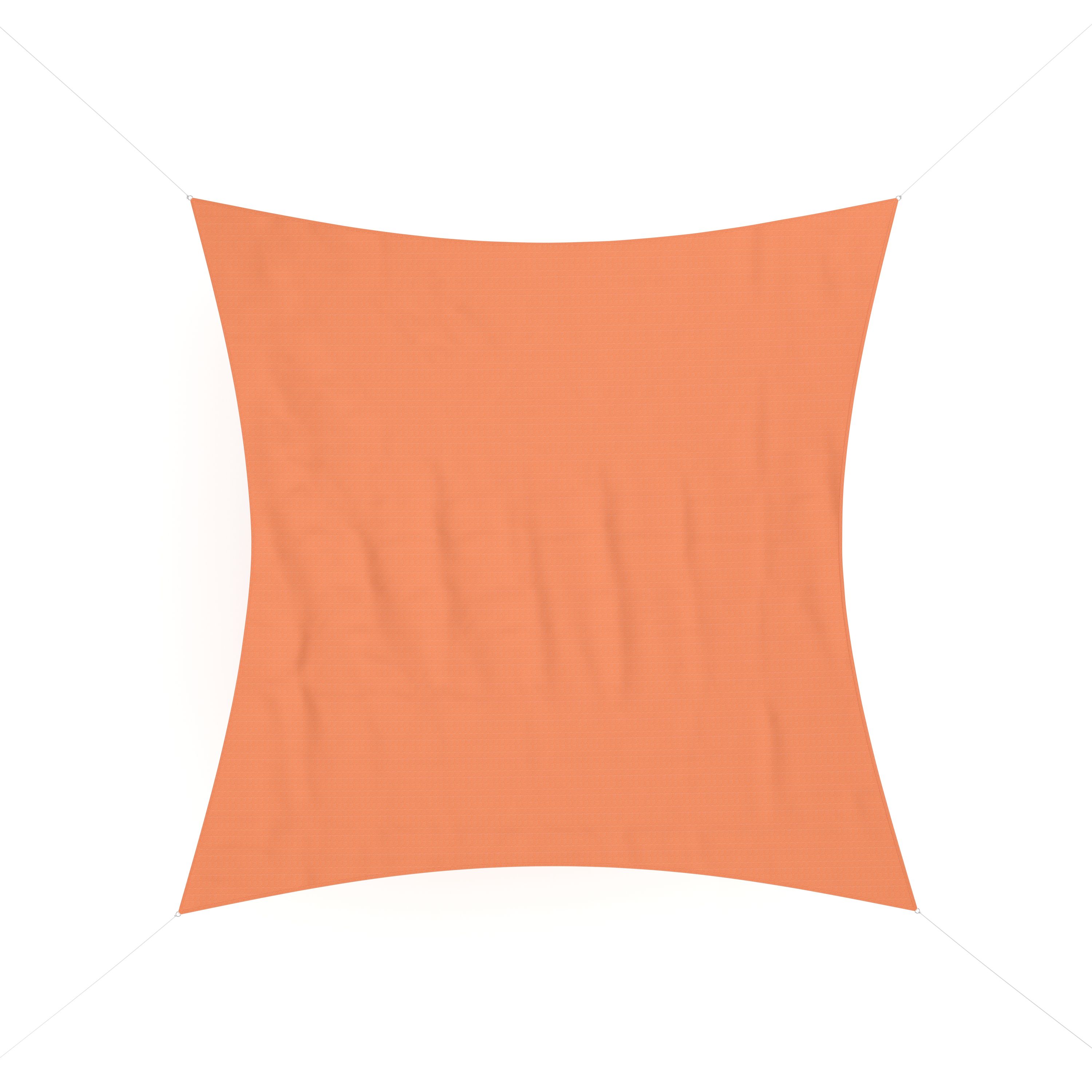 Sonnensegel Quadrat 3.6 x 3.6 m orange