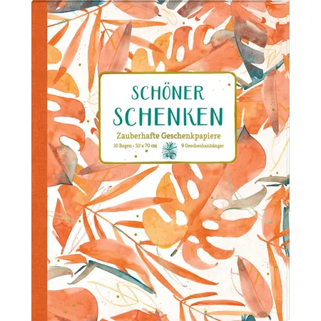 Coppenrath Verlag Geschenkpapier-Buch - Schöner schenken (All about orange)