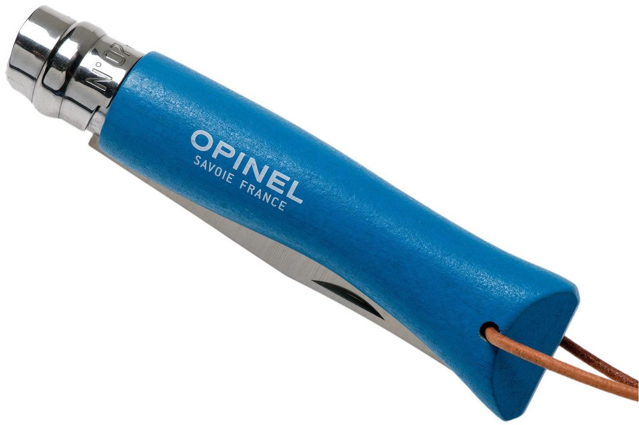 Opinel zakmes Trekking No. 07RV zakmes, Cyan Blue