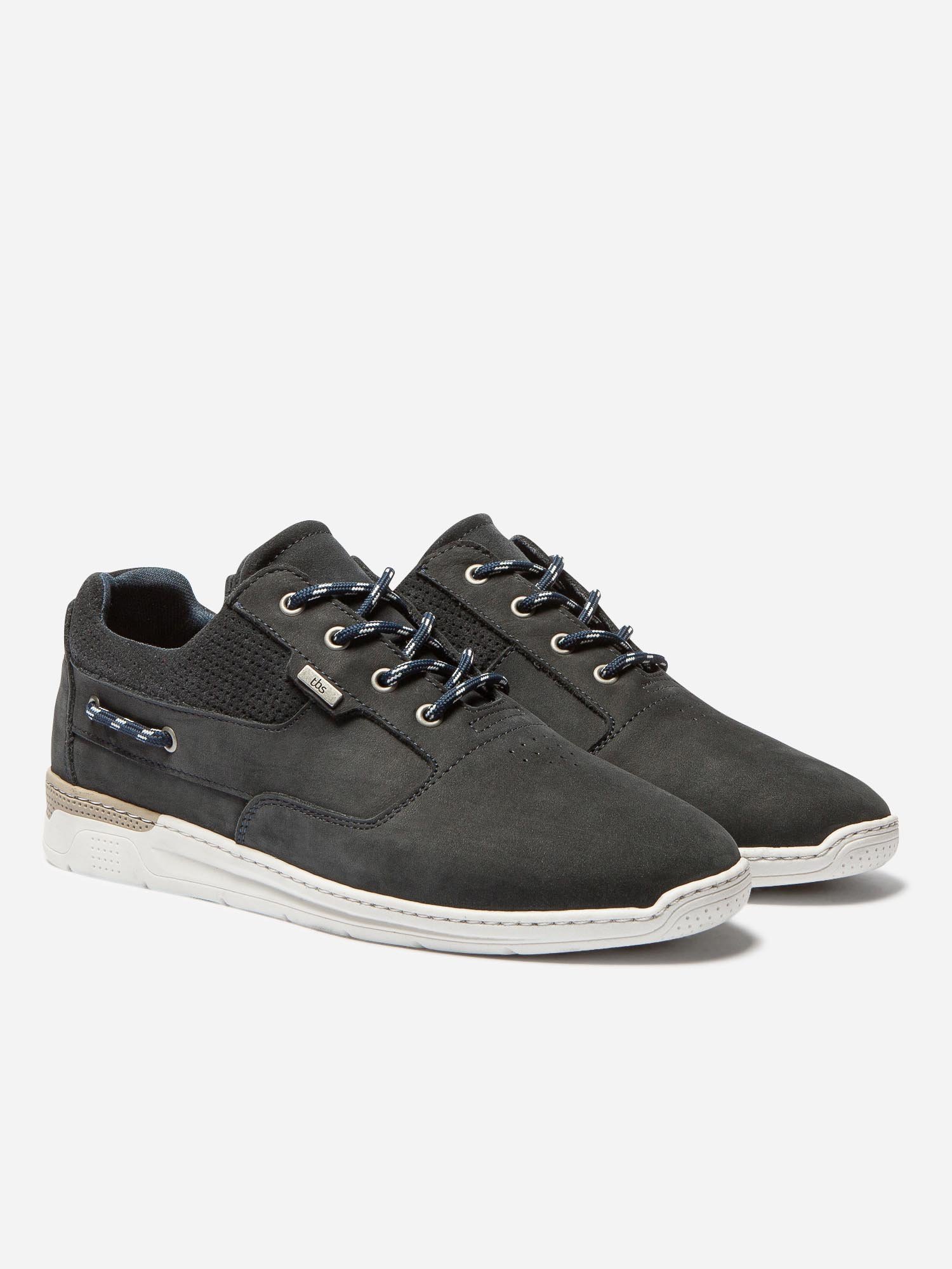 Chaussures Bateau Homme Souples Cuir Marine