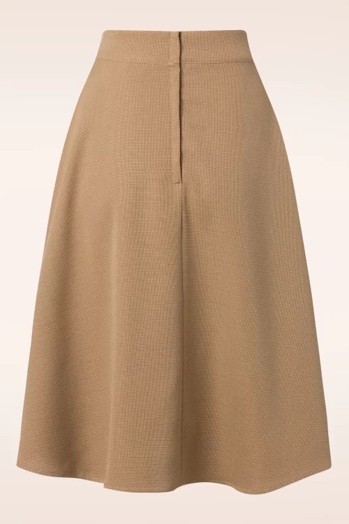 Banned Retro Hope Shimmer swing rok in goud