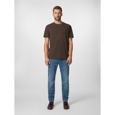 Herren-T-Shirt Baumwolle, Braun