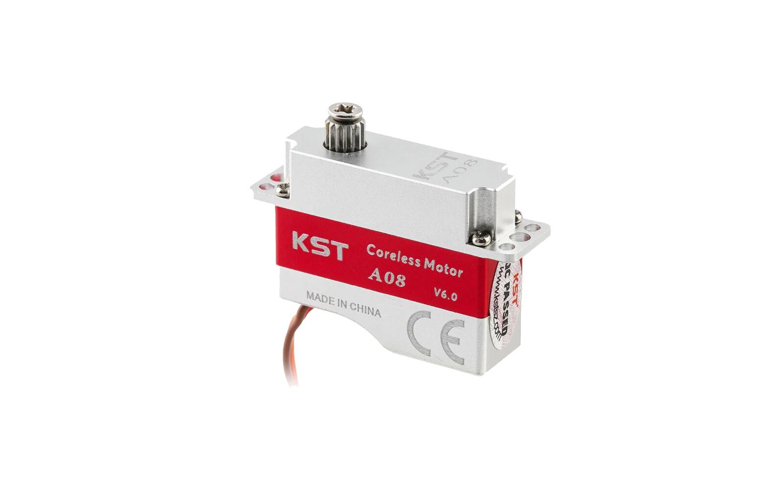 Micro Servo A08 V6.0 3.2 kg, 0.09 s, Digital HVIdeales 8 mm Servo für alle F3K, F5K, F5J und Indoor Flugmodelle