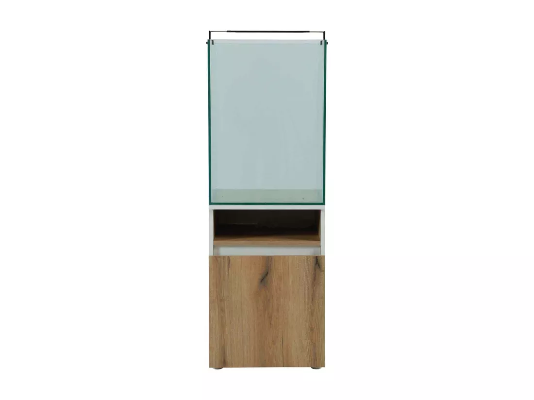 Kit aquarium colonne avec filtre et éclairage led 175 litres
