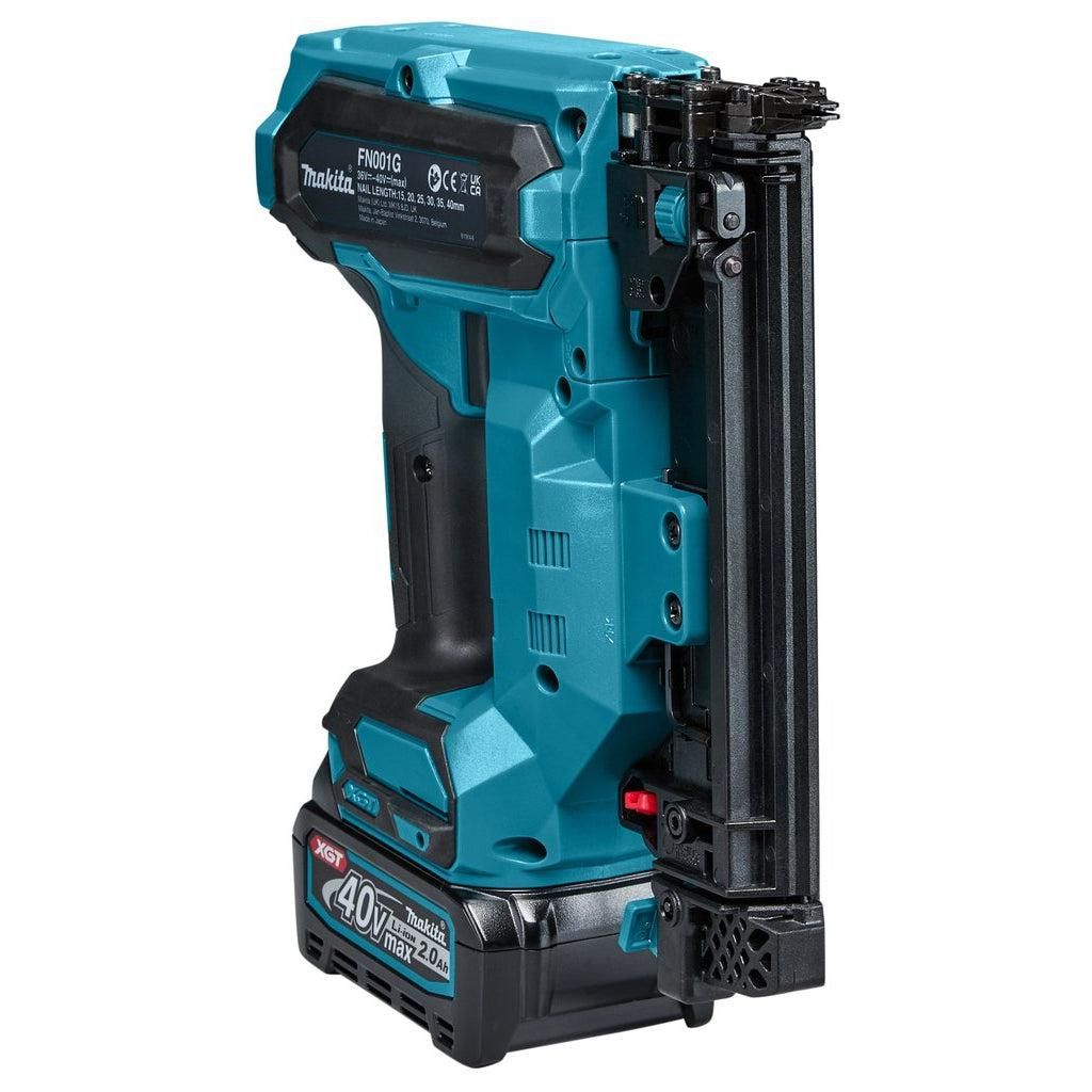 Makita FN001GA202 Accu Afwerktacker 18Ga XGT 40V Max 2.0Ah in Mbox