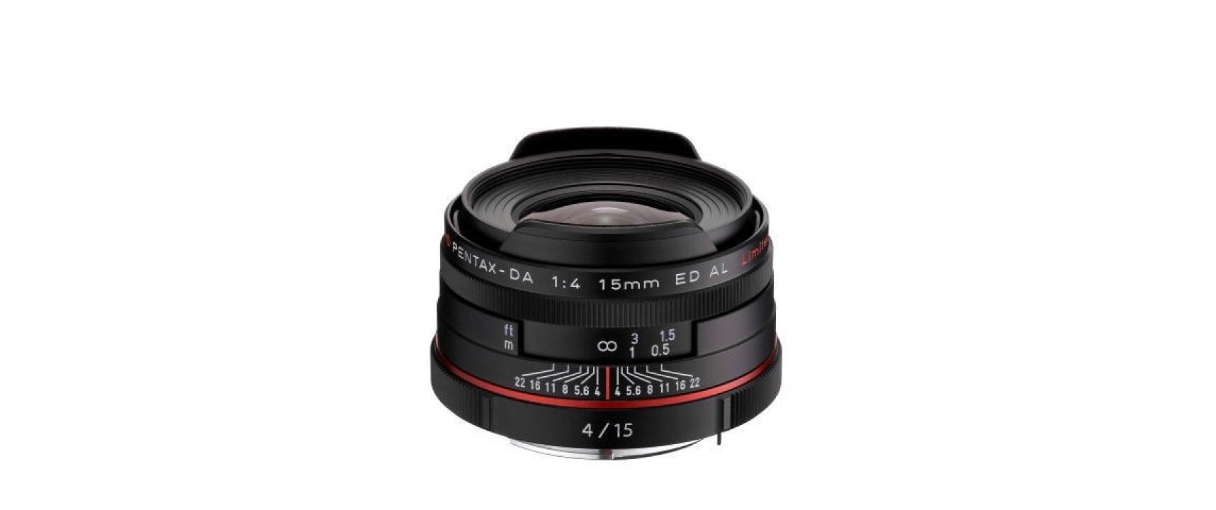 Festbrennweite DA 15mm F/4 ED AL – Pentax K<br>Weitwinkelobjektiv 15 mm