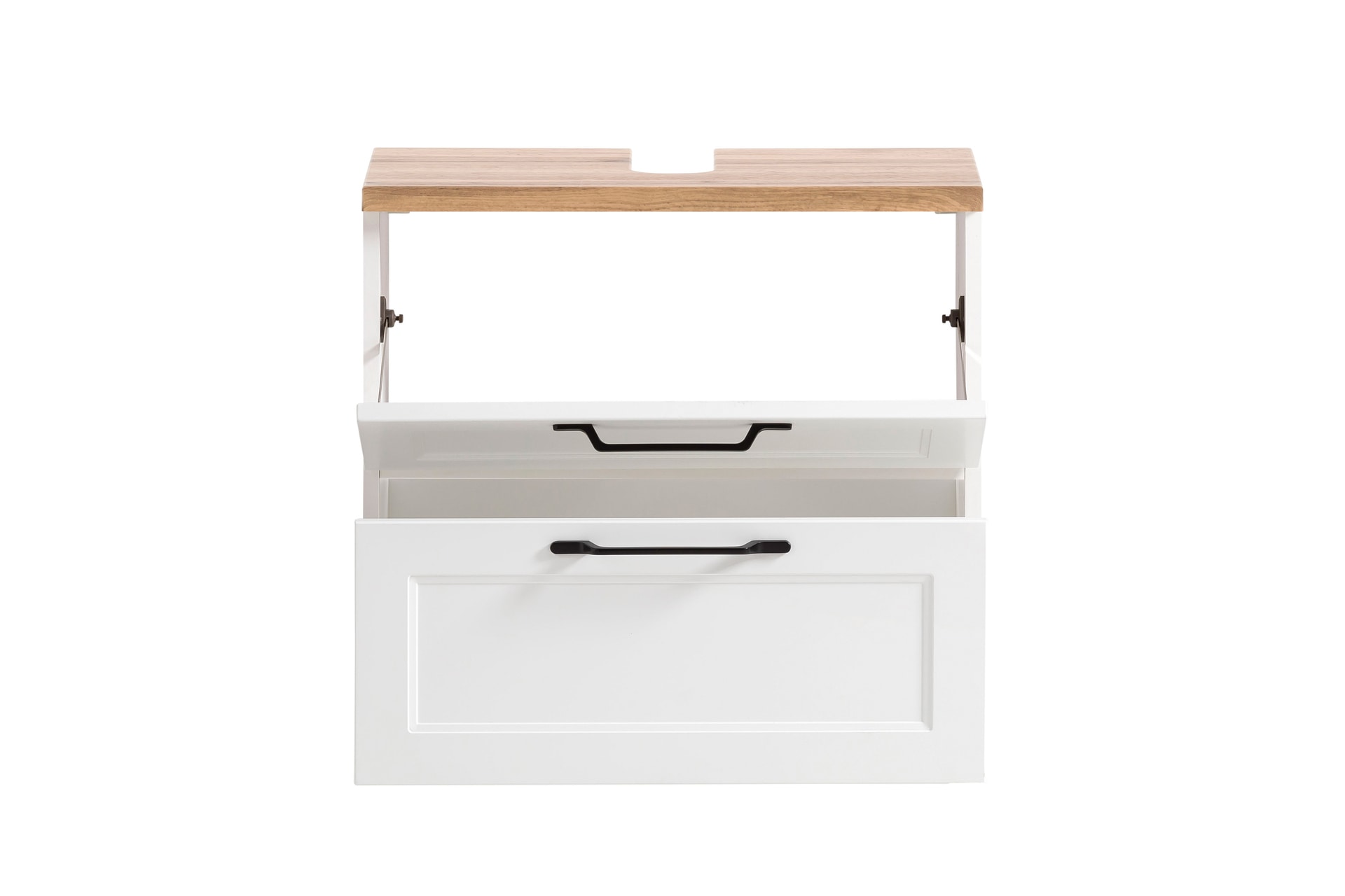 Waschbeckenunterschrank Lüttich weiß B/H/T 60x54x35 cm