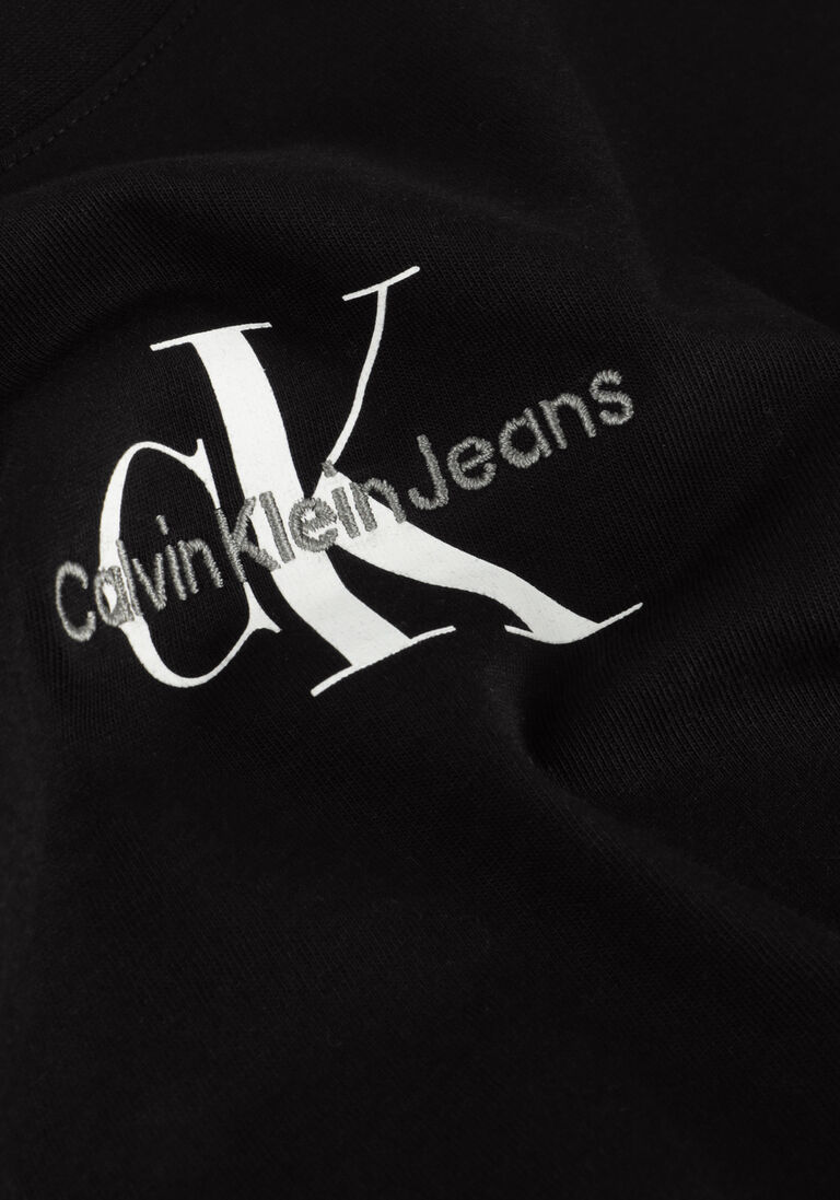CALVIN KLEIN zwarte calvin klein t-shirt monologo regular tee
