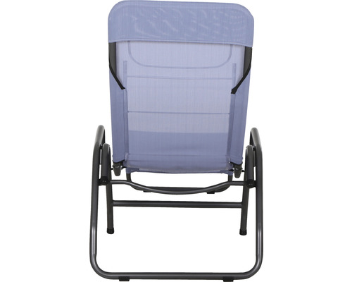 Siena Garden tuinligstoel, ligstoel, zonnebed, relaxligstoel Bito stof, taupeblauw