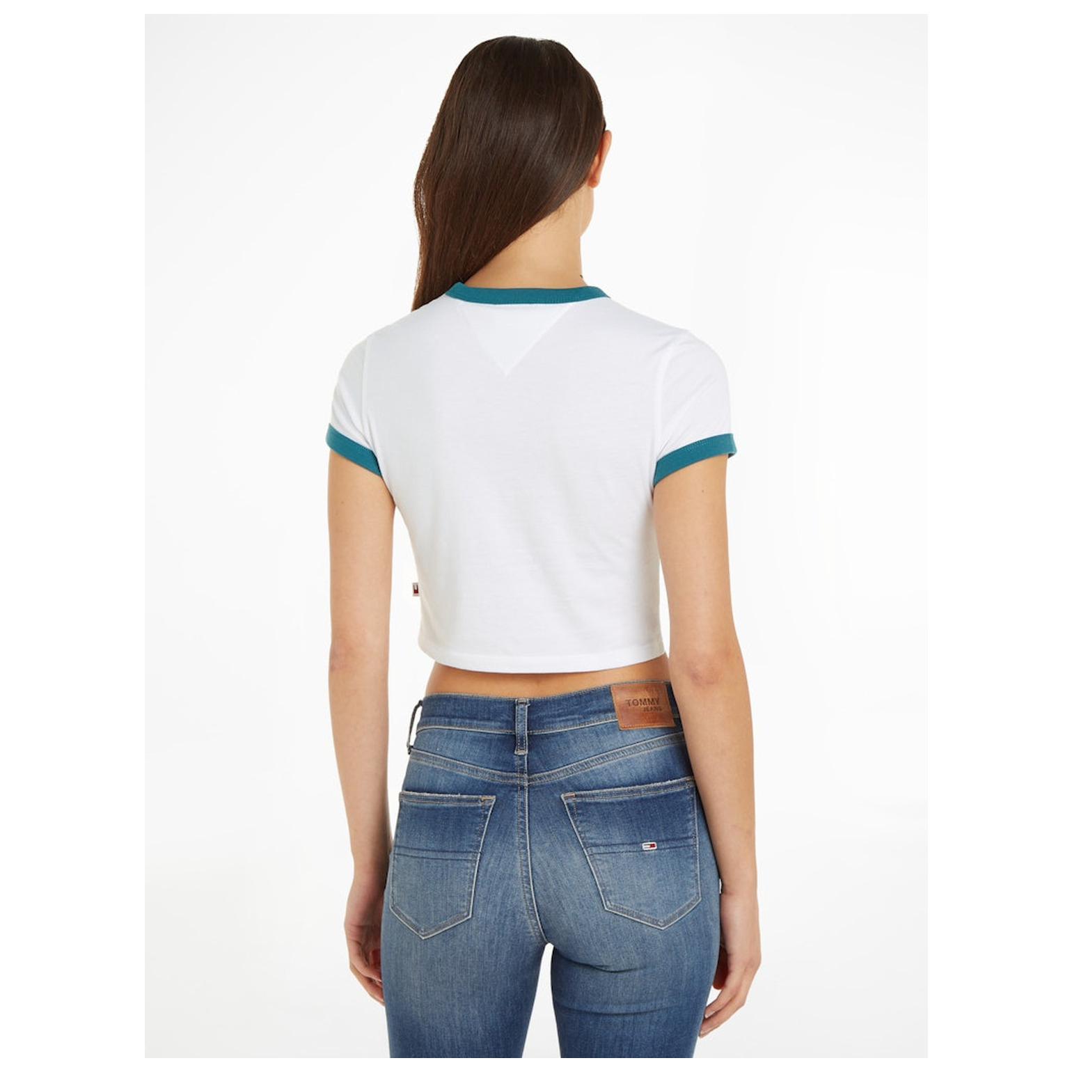 Tommy Jeans TJW SLIM CRP NOVELTY1 RINGER T