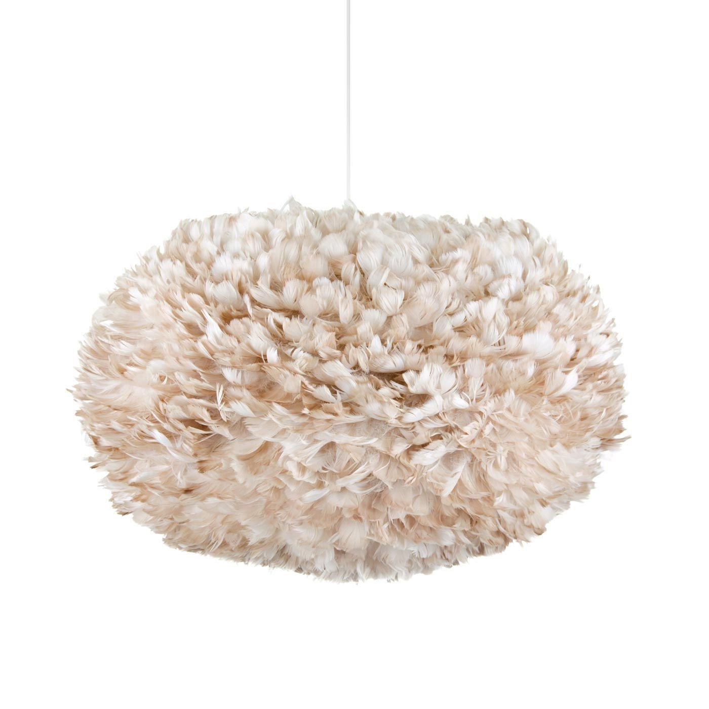 Hanglamp EOS XL Ø75cm + koordset wit Lichtbruin