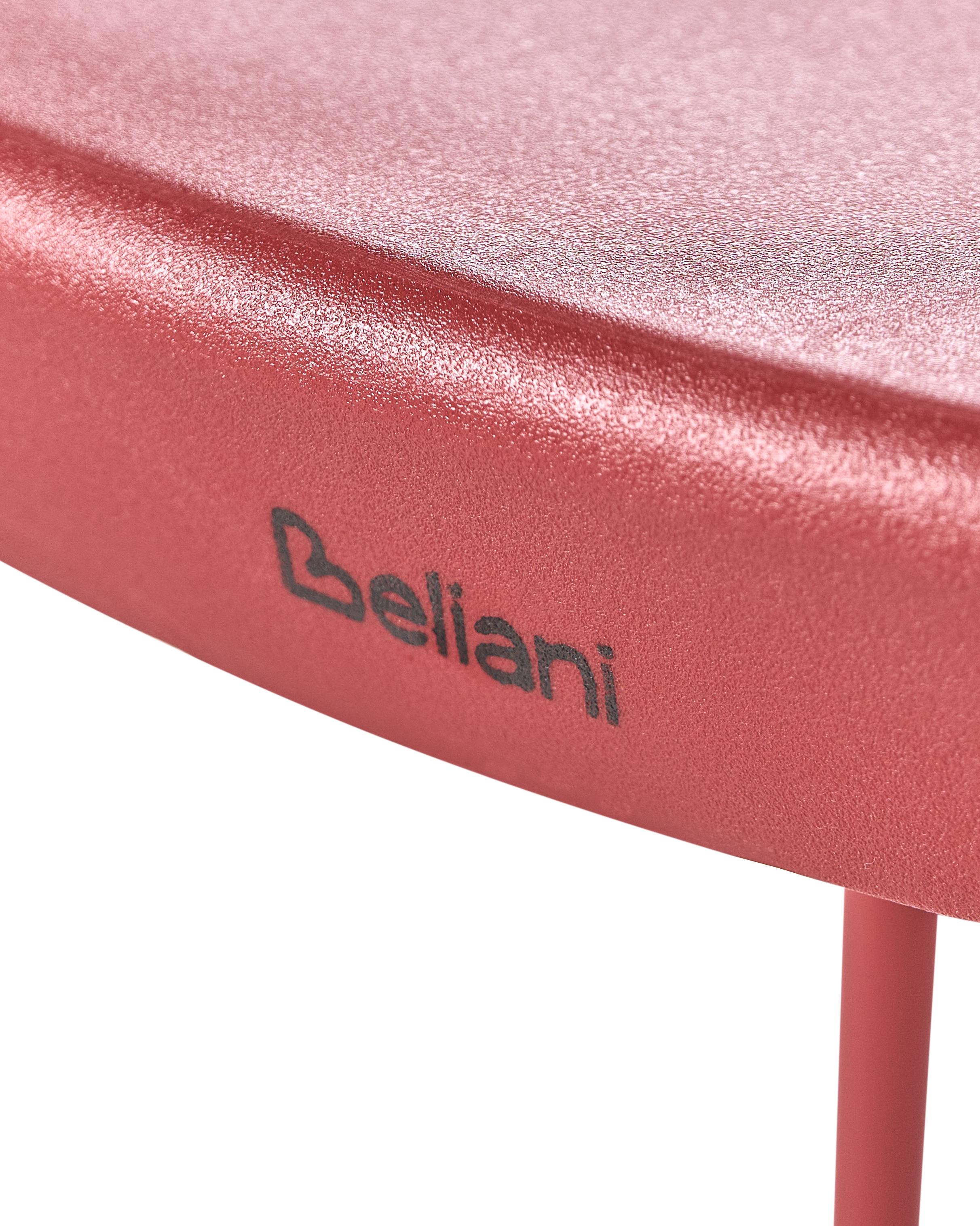 Set van 4 tuinstoelen MALEVIZI stapelbaar Rood