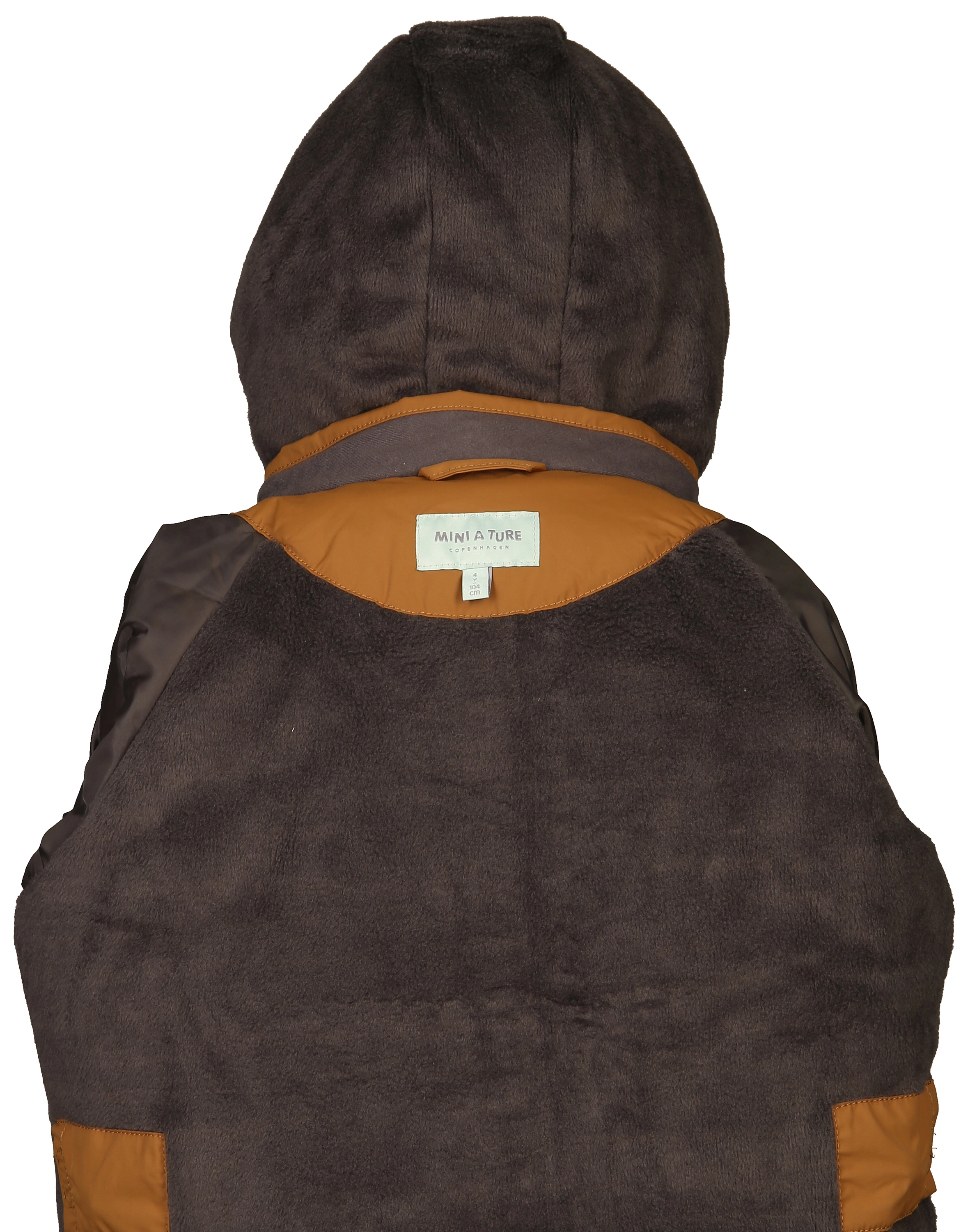 Funktions-Winterjacke MATWALLY mit Kunstfellbesatz in rubber brown