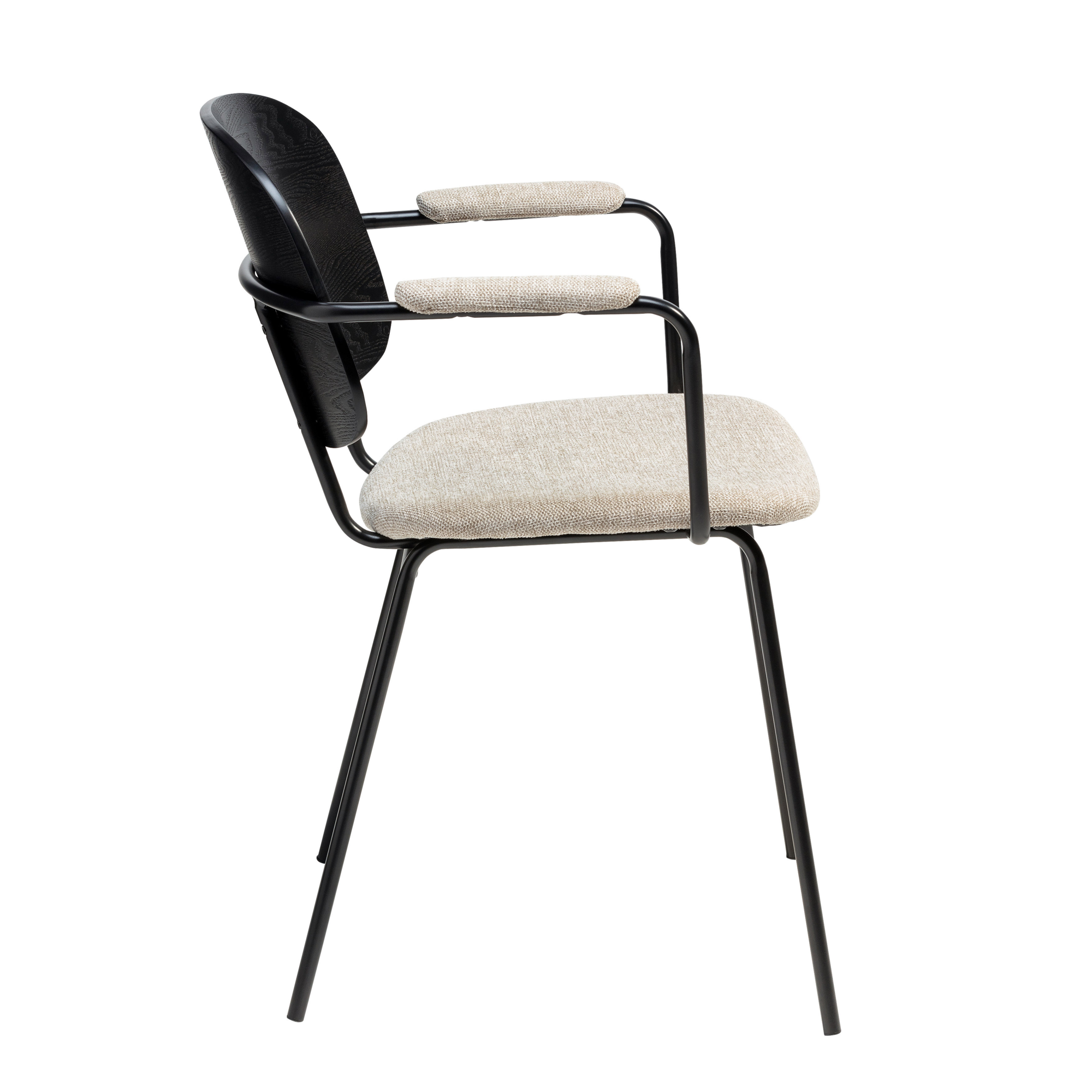 Armstoel Carina  stof brego beige