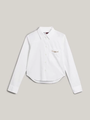 Blusa de popeline ajustada