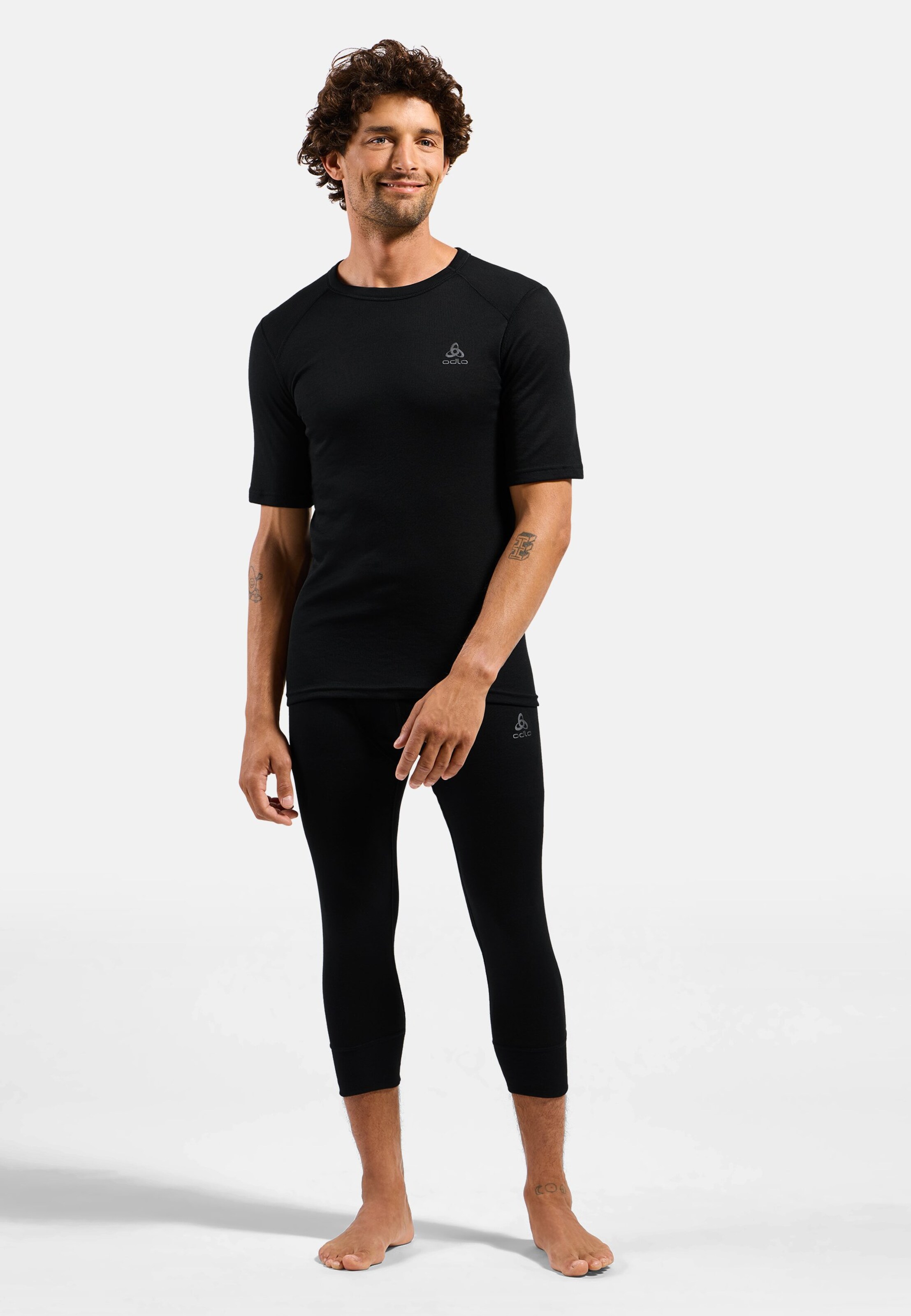 Active Warm Base Layer T-shirt in black