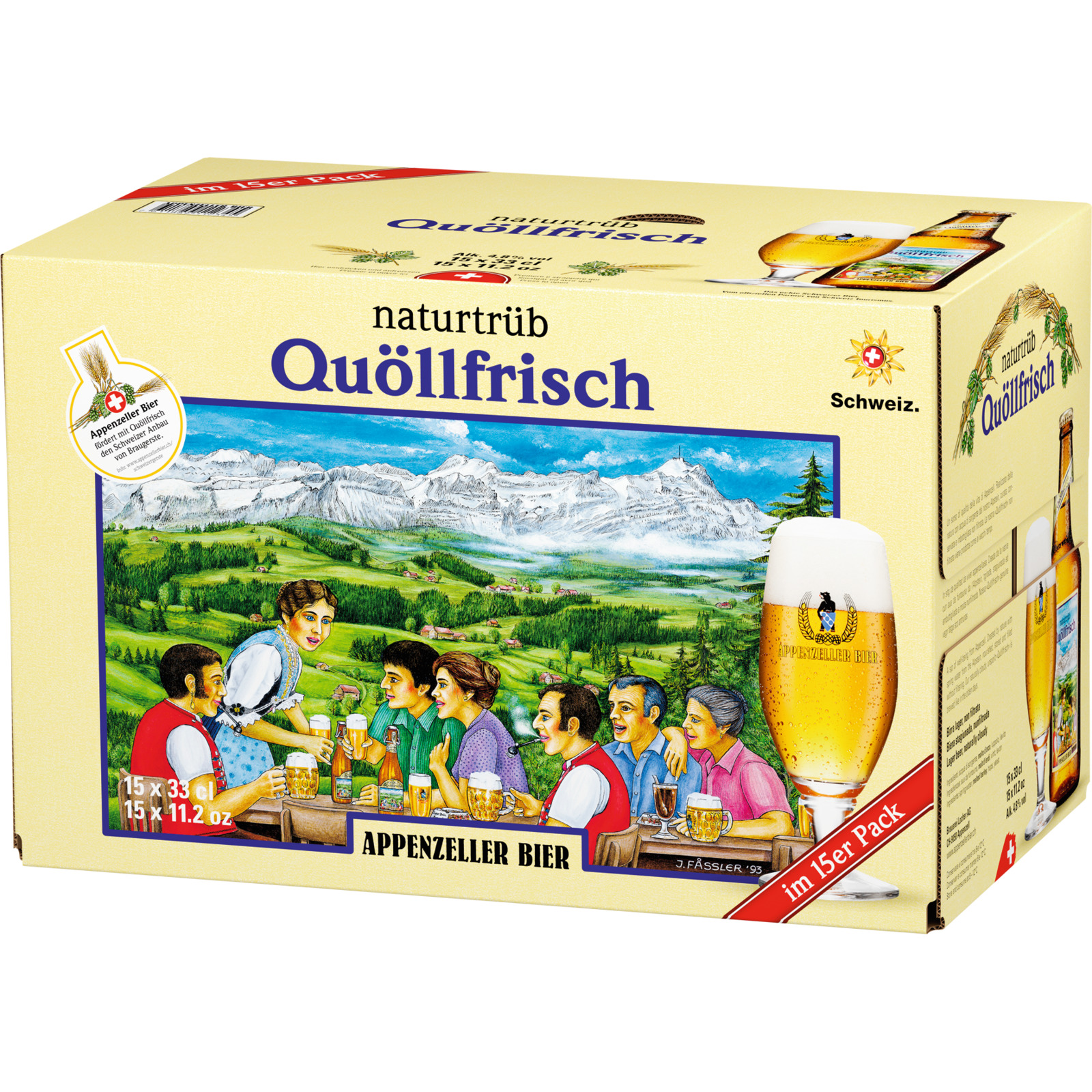 App Quöllfrisch 15x33cl Glas Ntrüb