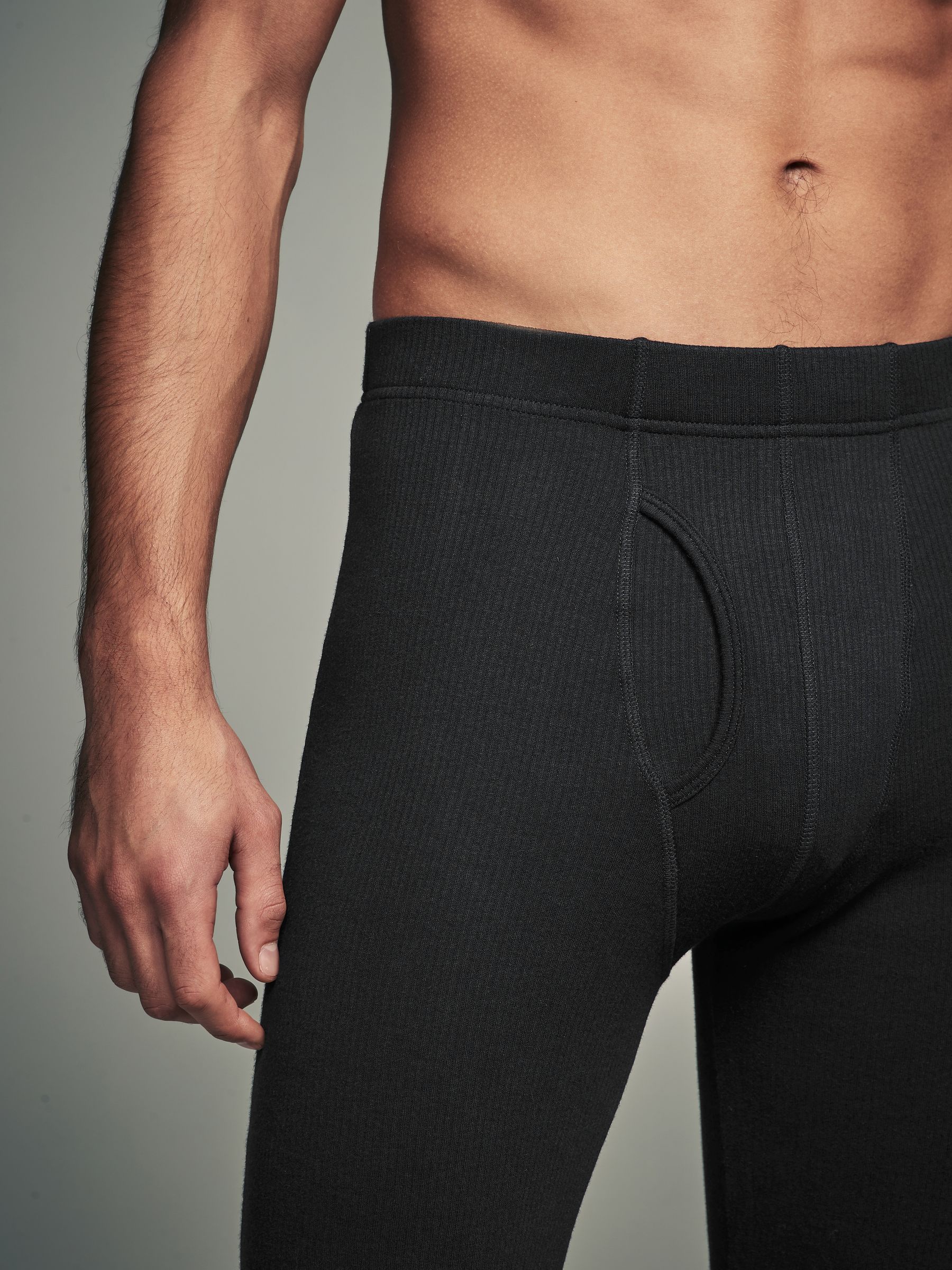 Zwart - Verpakking van 2 - Thermische legging