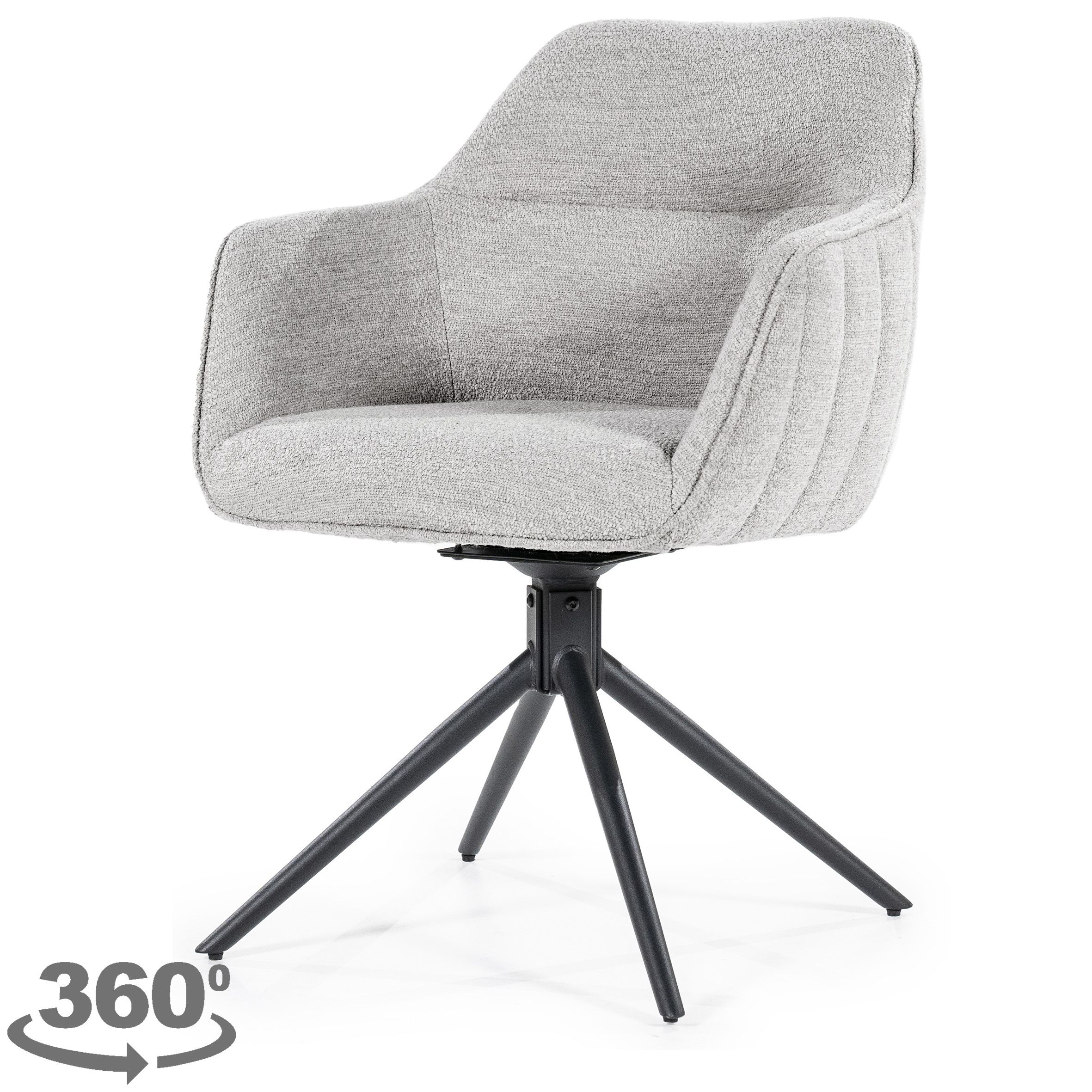 Eetkamerstoel 95846 Jeff B60 x D64 x H85 cm