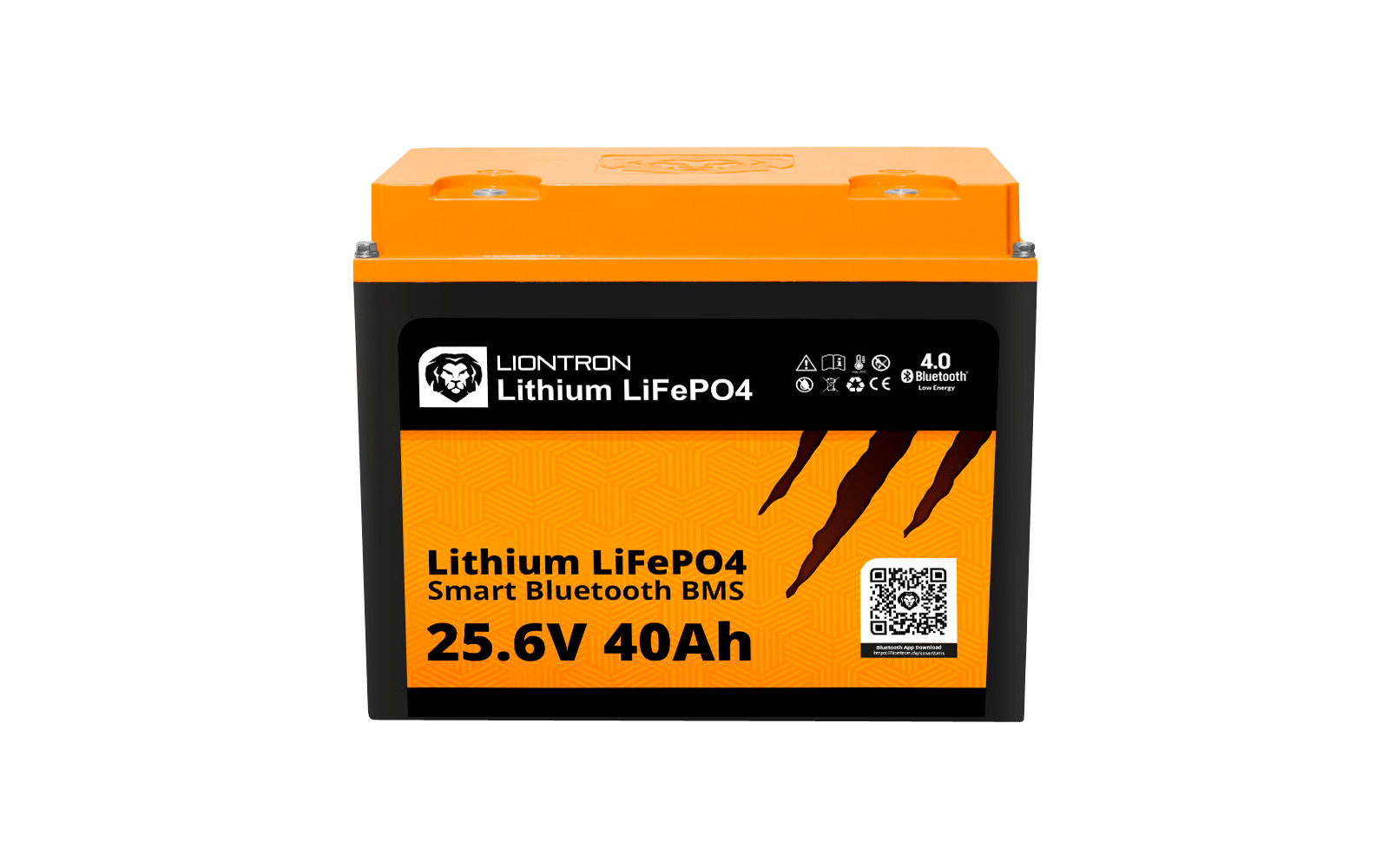 Liontron LiFePO4 Smart Bluetooth BMS Lithiumbatterie 25,6 V 20 Ah